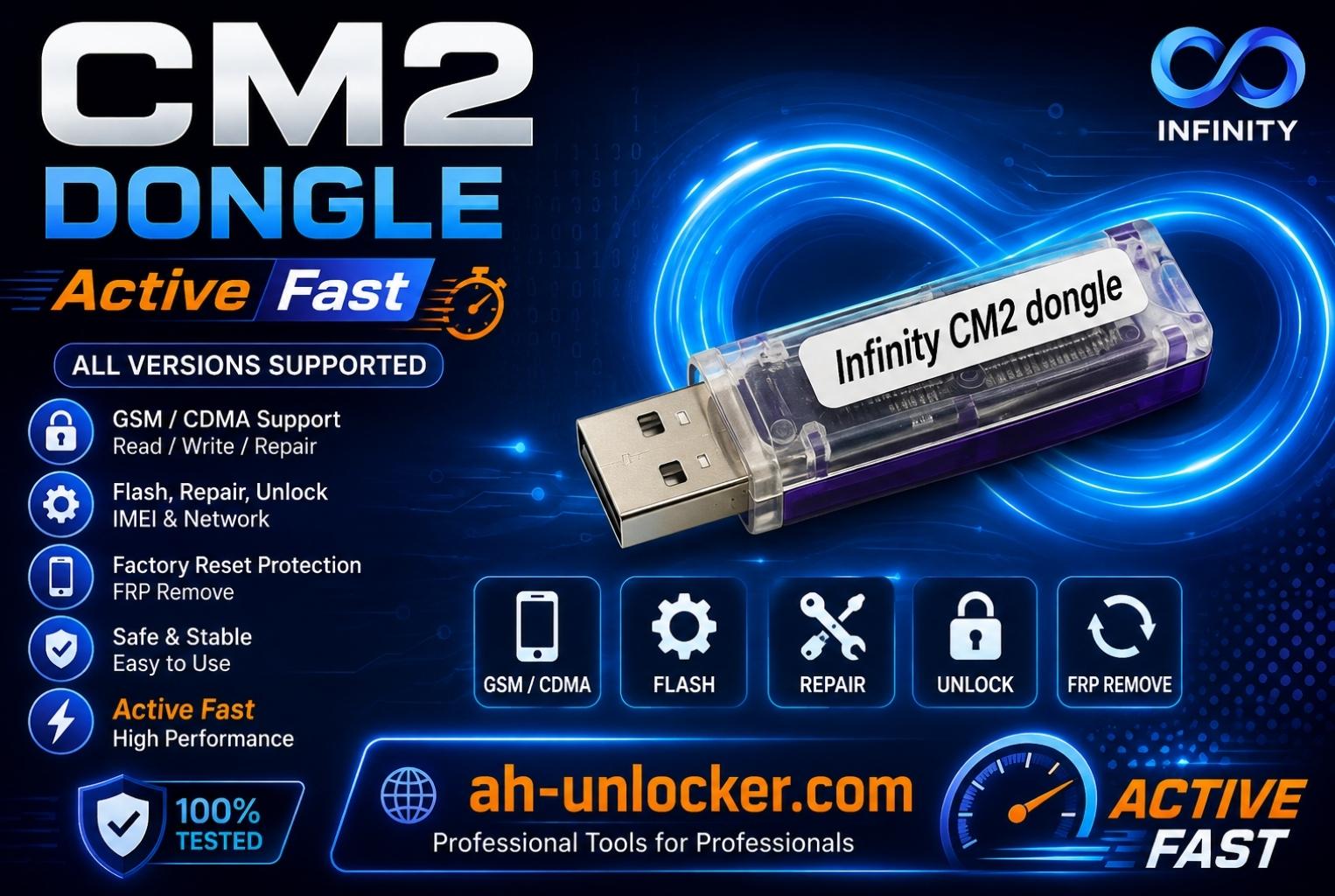 Infinity CDMA-Tool software activation for Infinity-Box/Dongle [CM2]